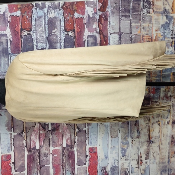 Boston Proper Faux Suede Fringe Jacket - Picture 6 of 12